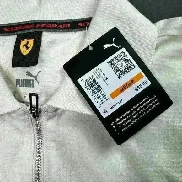 💰HUGE CLEARANCE SALE 💰 NWT Puma Scuderia Ferrari Mens Polo Jacquard Size Small - Picture 2 of 6